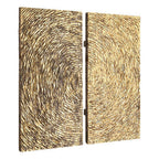 Wood Carving Gold Finish Wall Art