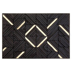 Black Wood Carving Wall Art
