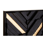 Black Wood Carving Wall Art