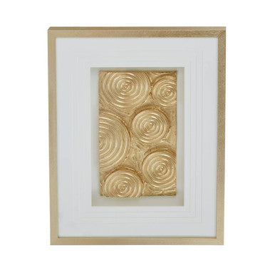 Gold Disc Design Wall Art