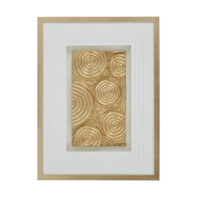 Gold Disc Design Wall Art