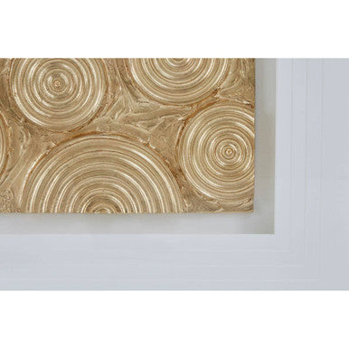Gold Disc Design Wall Art