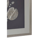 Silver Leaf Design Framed Wall Art