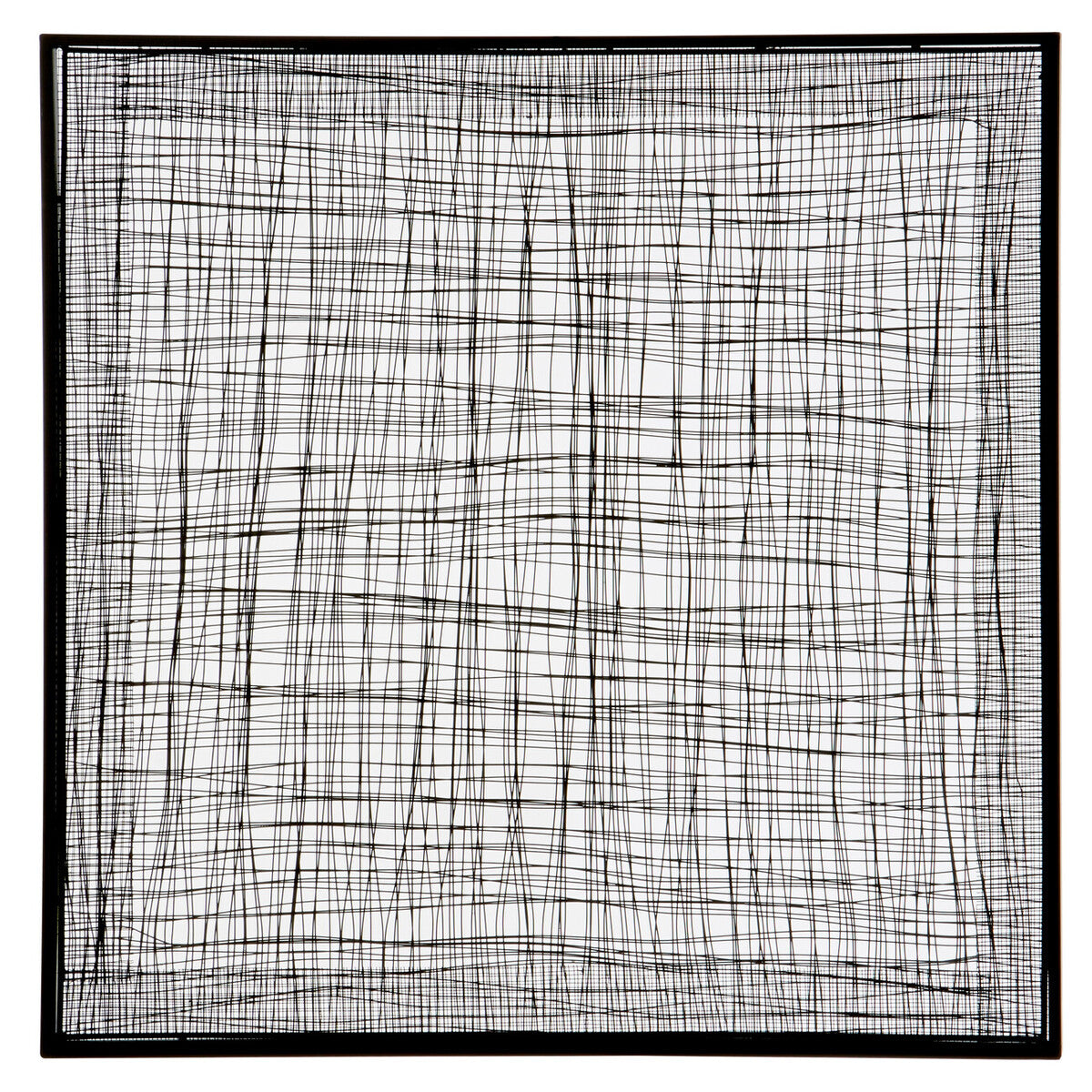Metal Cross Wires Design Wall Art