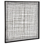 Metal Cross Wires Design Wall Art