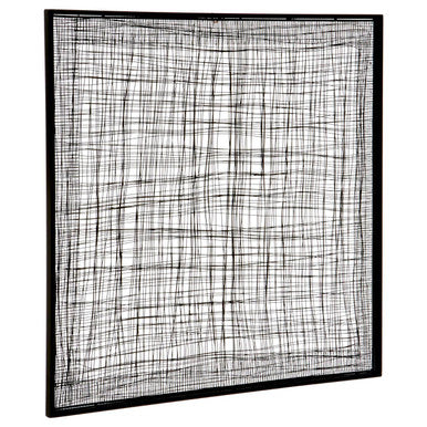 Metal Cross Wires Design Wall Art