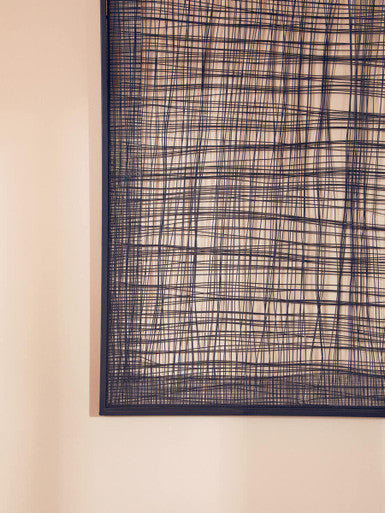 Metal Cross Wires Design Wall Art