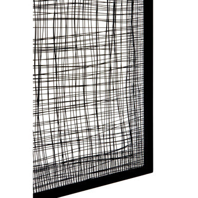 Metal Cross Wires Design Wall Art