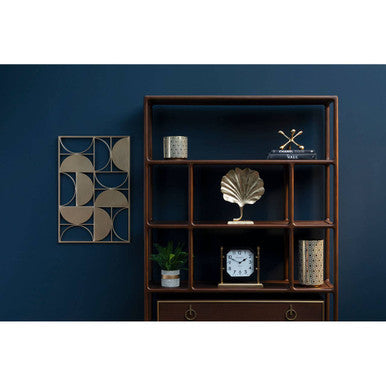 Black Finish Semicircle Design Wall Art