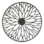 Small Black Frame Floral Design Wall Art