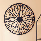 Small Black Frame Floral Design Wall Art