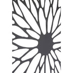 Small Black Frame Floral Design Wall Art