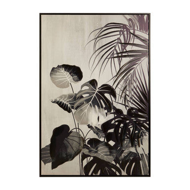 Black Botanical Wall Art
