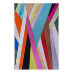 Genuine Leather Striped Wall Art