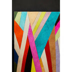 Genuine Leather Striped Wall Art