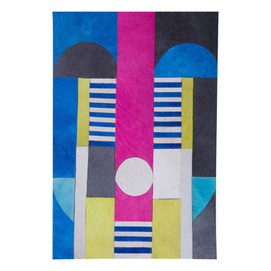 Genuine Leather Multicoloured Wall Art