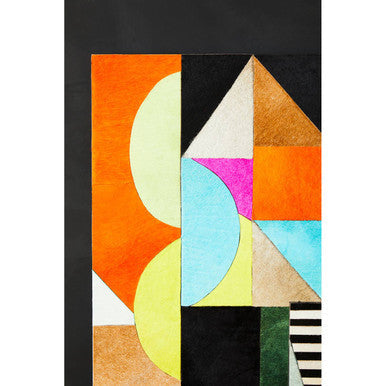 Genuine Leather Abstract Wall Art