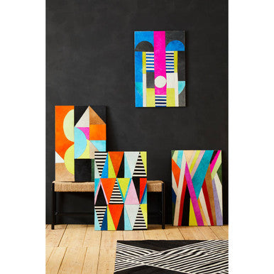 Genuine Leather Multicolour Wall Art