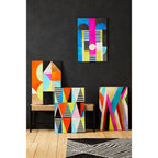 Genuine Leather Multicolour Wall Art
