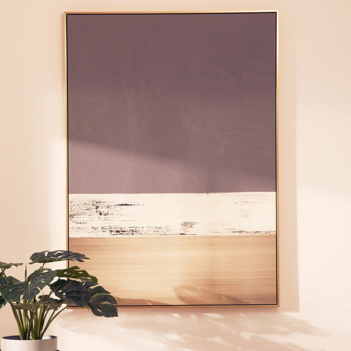 Canvas Gold and Grey Foil Wall Art