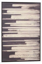 Black and Natural Canvas Wall Art