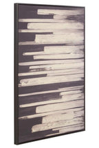 Black and Natural Canvas Wall Art