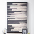Black and Natural Canvas Wall Art