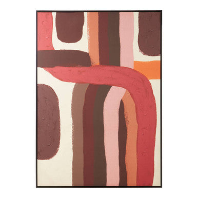Abstract Brushstroke Wall Artwork