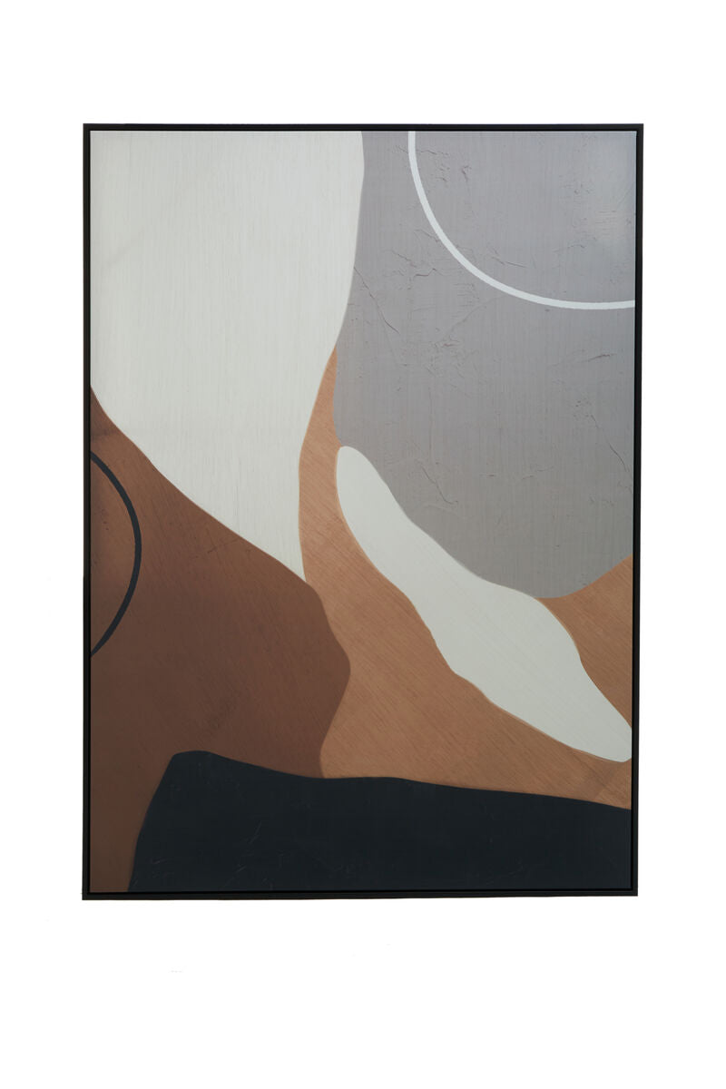 Neutral Abstract Canvas Wall Art