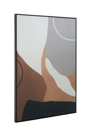Neutral Abstract Canvas Wall Art