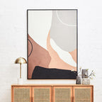 Neutral Abstract Canvas Wall Art