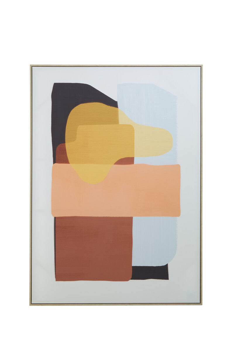 Multi Coloured Canvas Wall Art