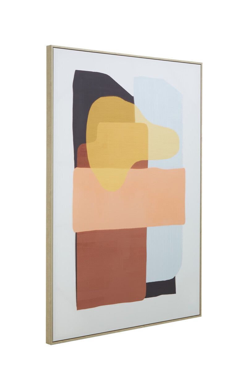 Multi Coloured Canvas Wall Art