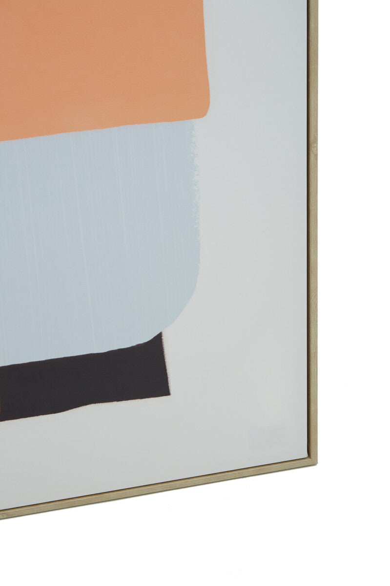 Multi Coloured Canvas Wall Art