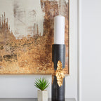 Abstract Gold Foil Wall Art