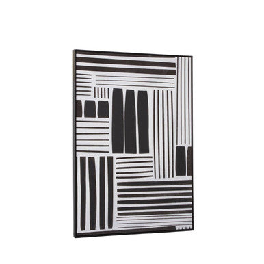 Retro Grace Stripes Wall Art