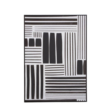Retro Grace Stripes Wall Art