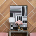Retro Grace Stripes Wall Art