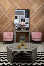 Retro Grace Stripes Wall Art