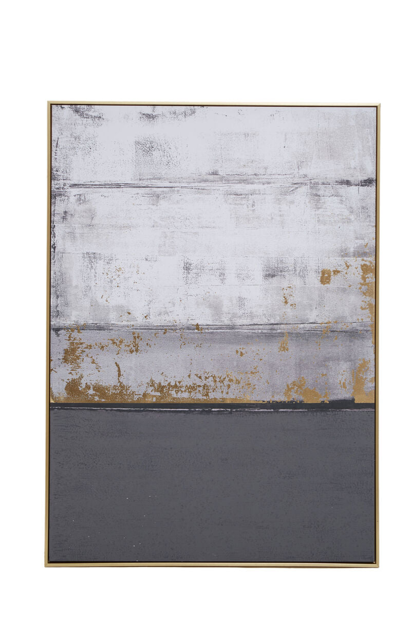 Grey and Gold Foil Wall Art
