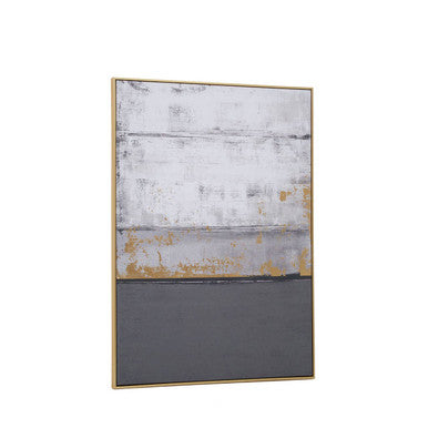 Grey and Gold Foil Wall Art
