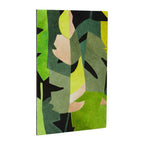 Botanical Hair on Leather Patchwork Wall Art