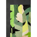 Botanical Hair on Leather Patchwork Wall Art
