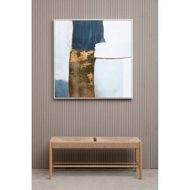Blue and Gold Foil Wall Art
