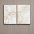 Set of Two Natural Abstract Wall Art