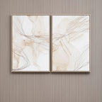 Set of Two Natural Abstract Wall Art