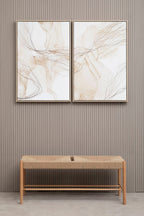 Set of Two Natural Abstract Wall Art