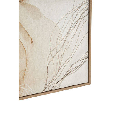 Set of Two Natural Abstract Wall Art