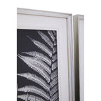 Set of Two Leaf Print Wall Art