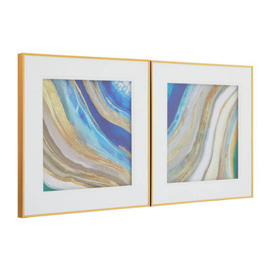 Set of Two Abstract Wall Art